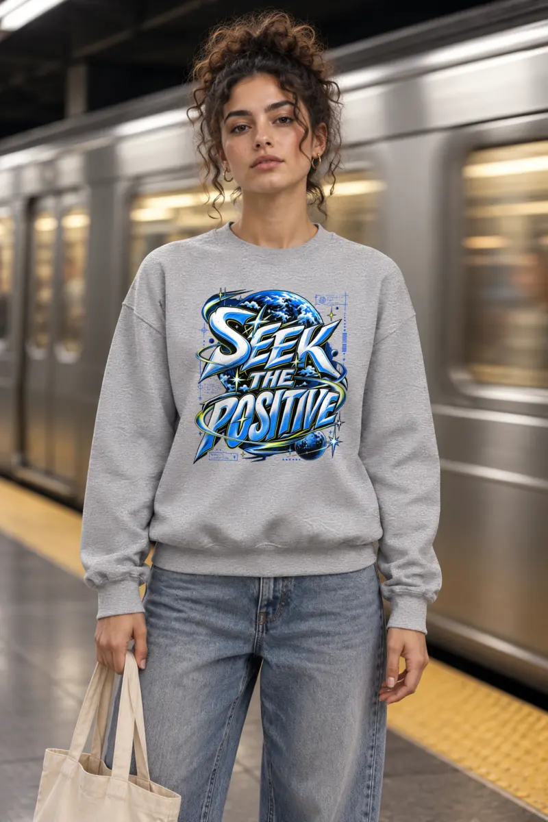 "Blade Serif Atmosphere" Heavy Blend Unisex Crewneck Sweatshirt
