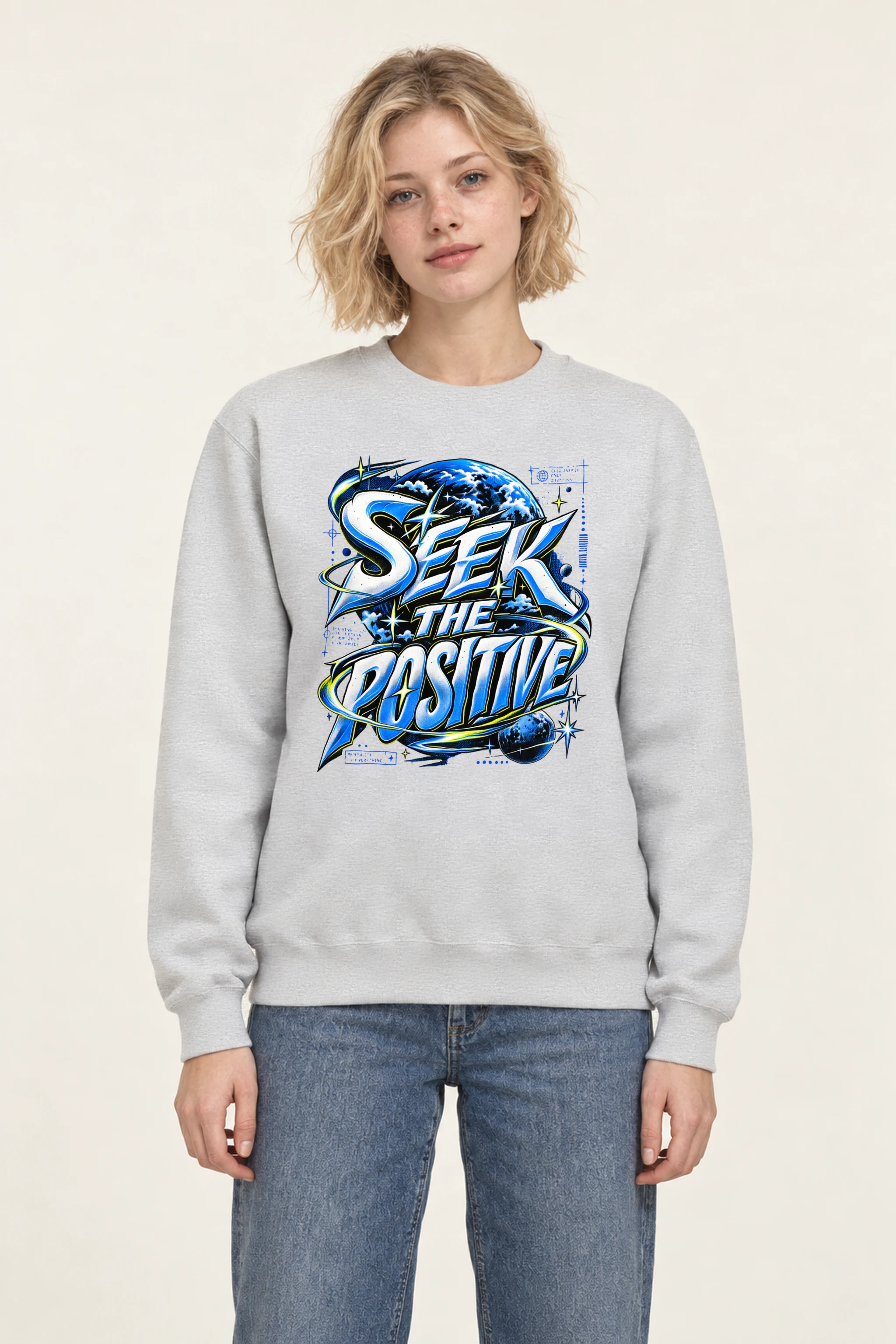 "Blade Serif Atmosphere" 1 Crewneck Sweatshirt