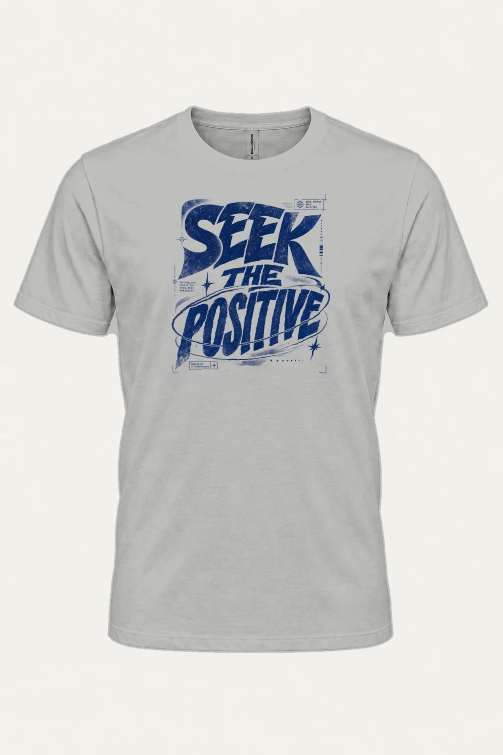 "Seek The Positive" Heavyweight Unisex Crewneck T-shirt | Gildan 5000