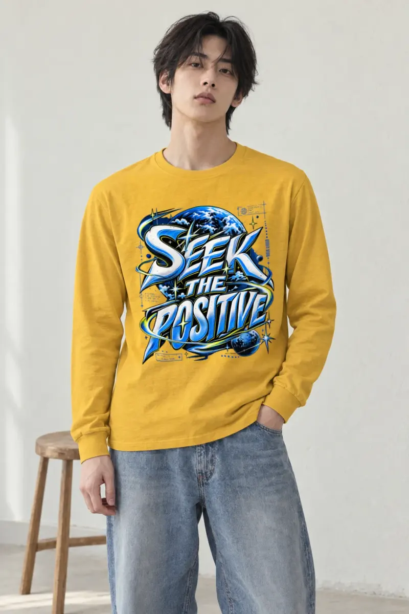 "Graffiti Gradient Planet" Unisex Longsleeve T-shirt