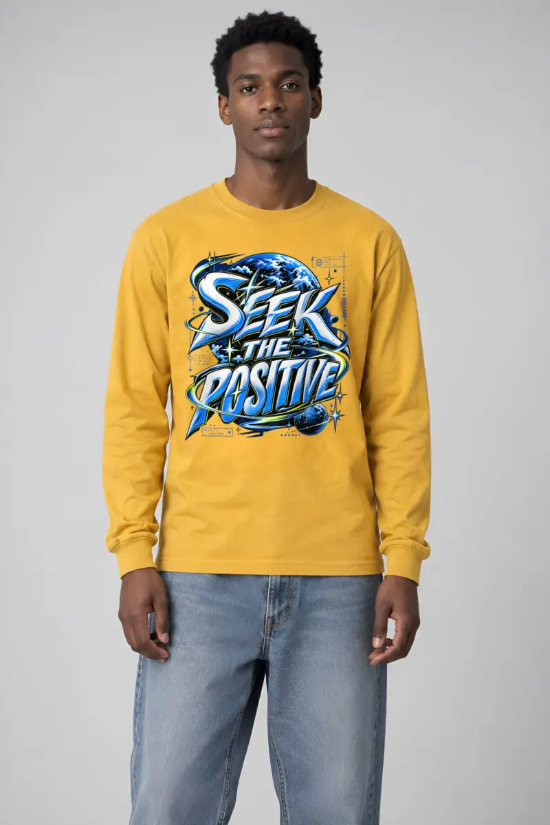 "Graffiti Gradient Planet" Unisex Longsleeve T-shirt