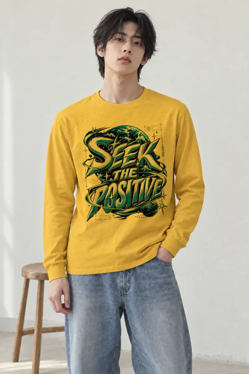 "Graffiti Gradient Planet" Unisex Longsleeve T-shirt