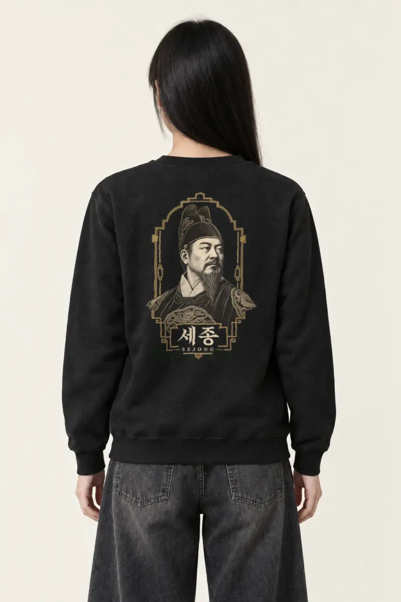 "Sejong Engraved Legacy" Heavy Blend Unisex Crewneck Sweatshirt | Gildan 18000