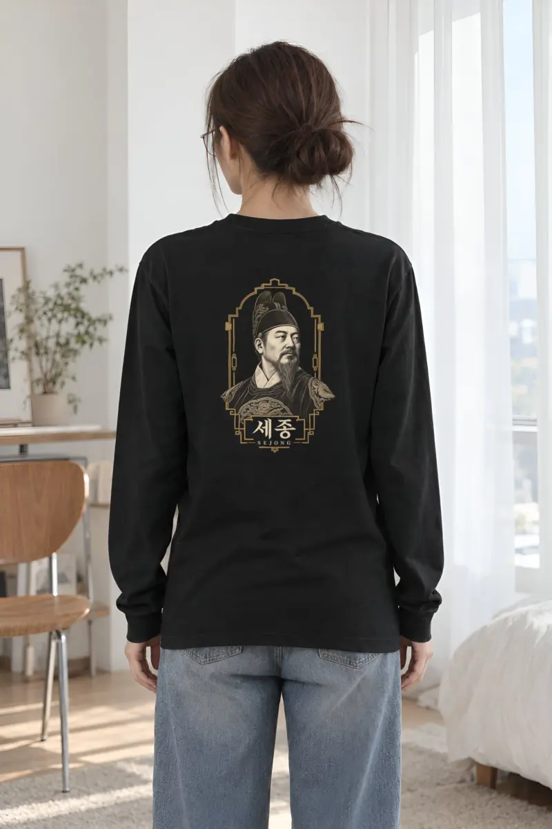 "Sejong Engraved Legacy" Unisex Longsleeve T-shirt