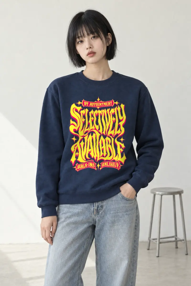 "Selectively Available" Heavy Blend Unisex Crewneck Sweatshirt | Gildan 18000
