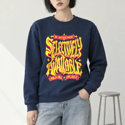 "Selectively Available" Heavy Blend Unisex Crewneck Sweatshirt