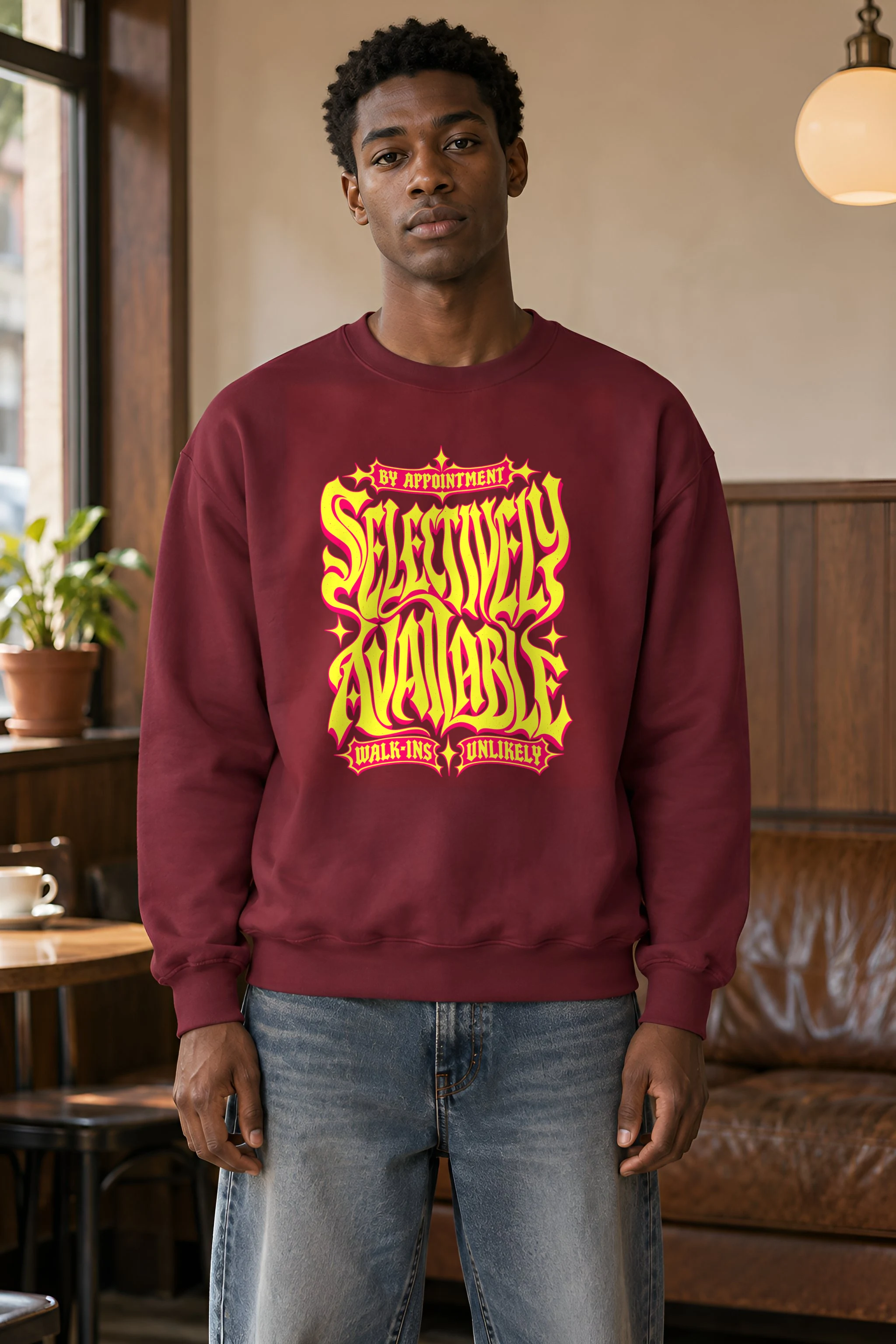 "Selectively Available" 1 Crewneck Sweatshirt