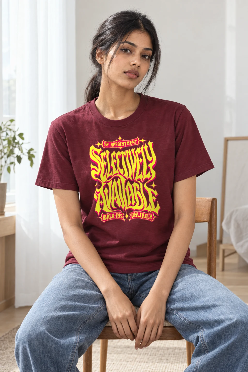 "Selectively Available" Heavyweight Unisex Crewneck T-shirt | Gildan 5000