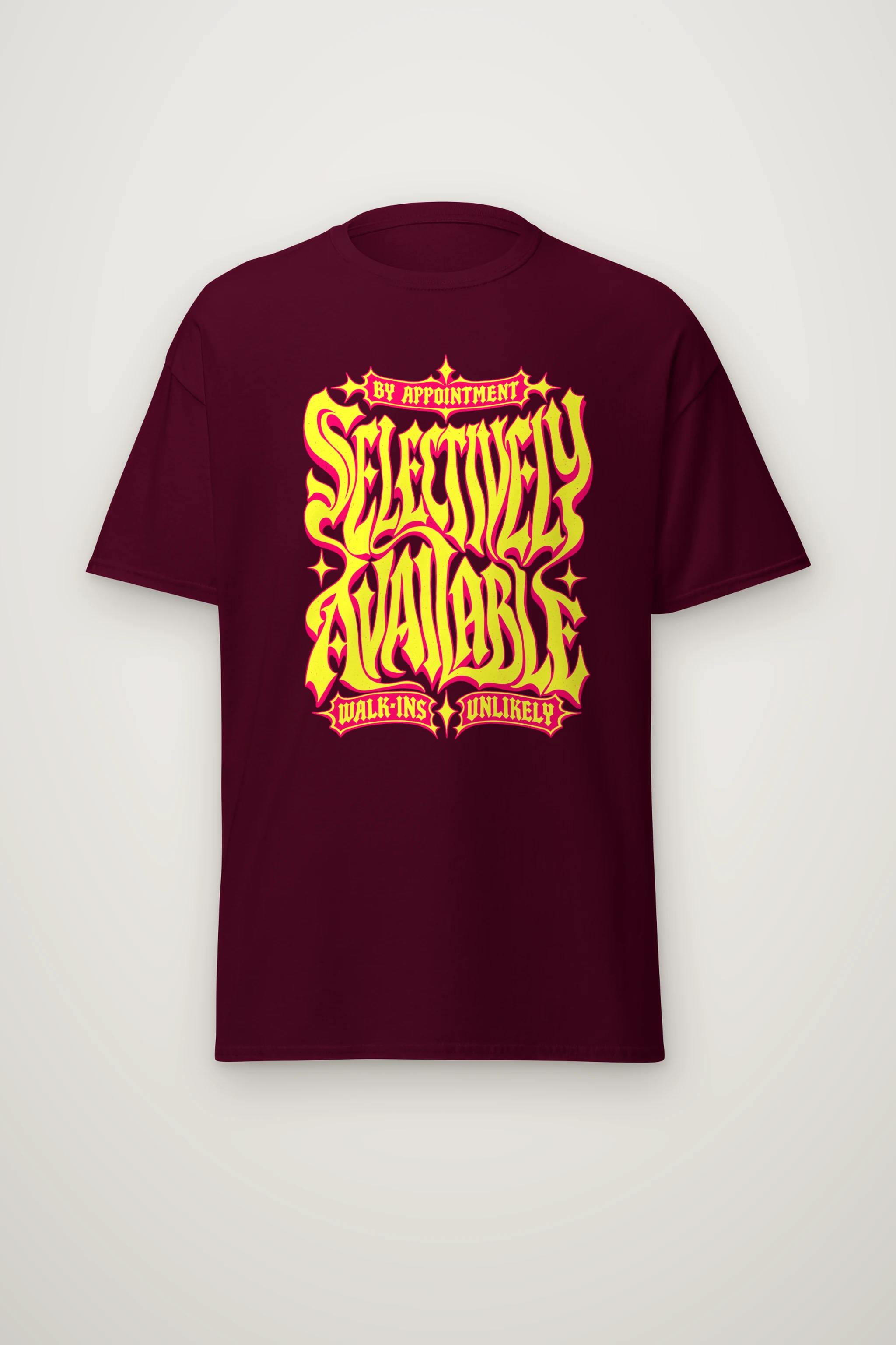 "Selectively Available" Heavyweight Unisex Crewneck T-shirt