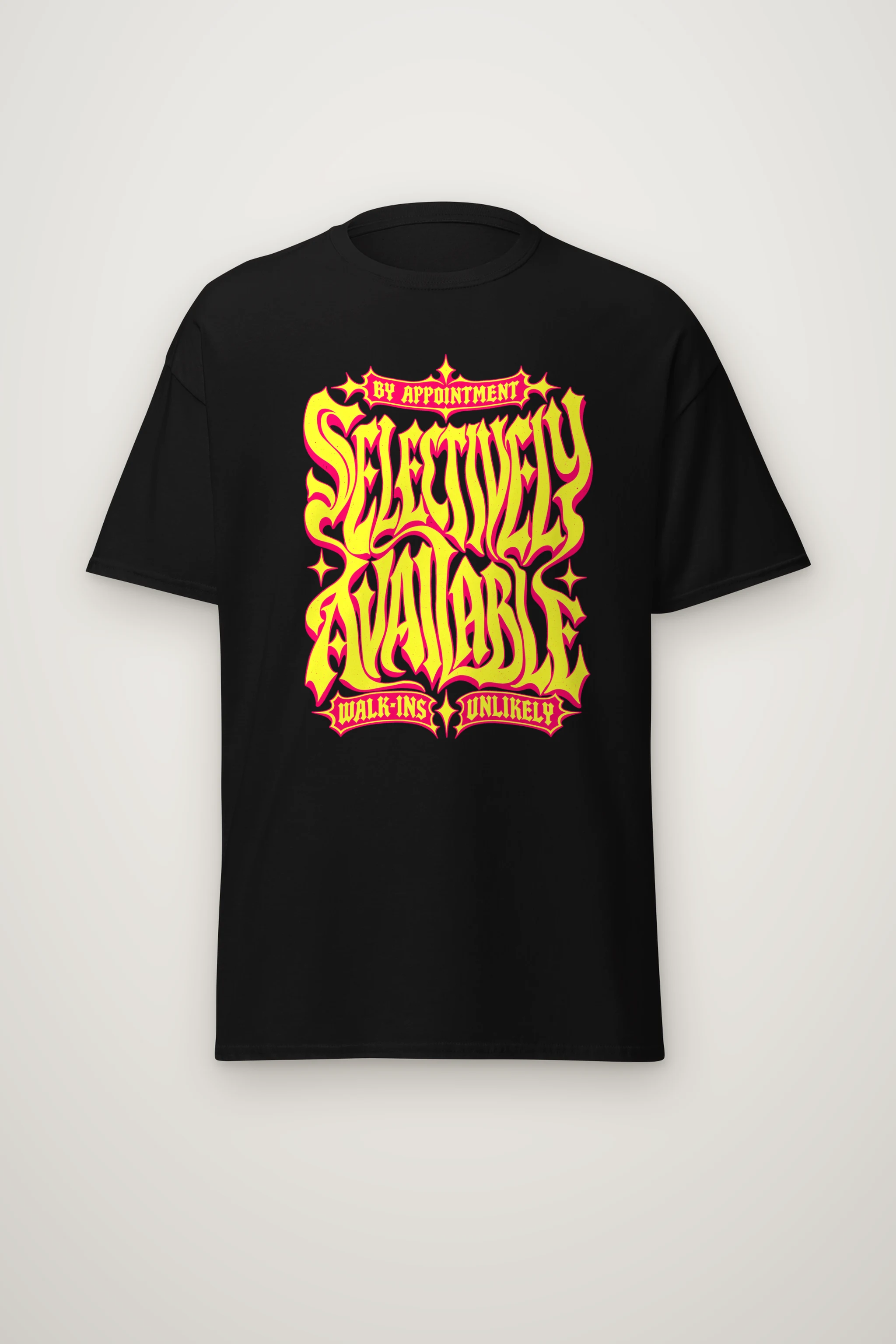 "Selectively Available" Heavyweight Unisex Crewneck T-shirt