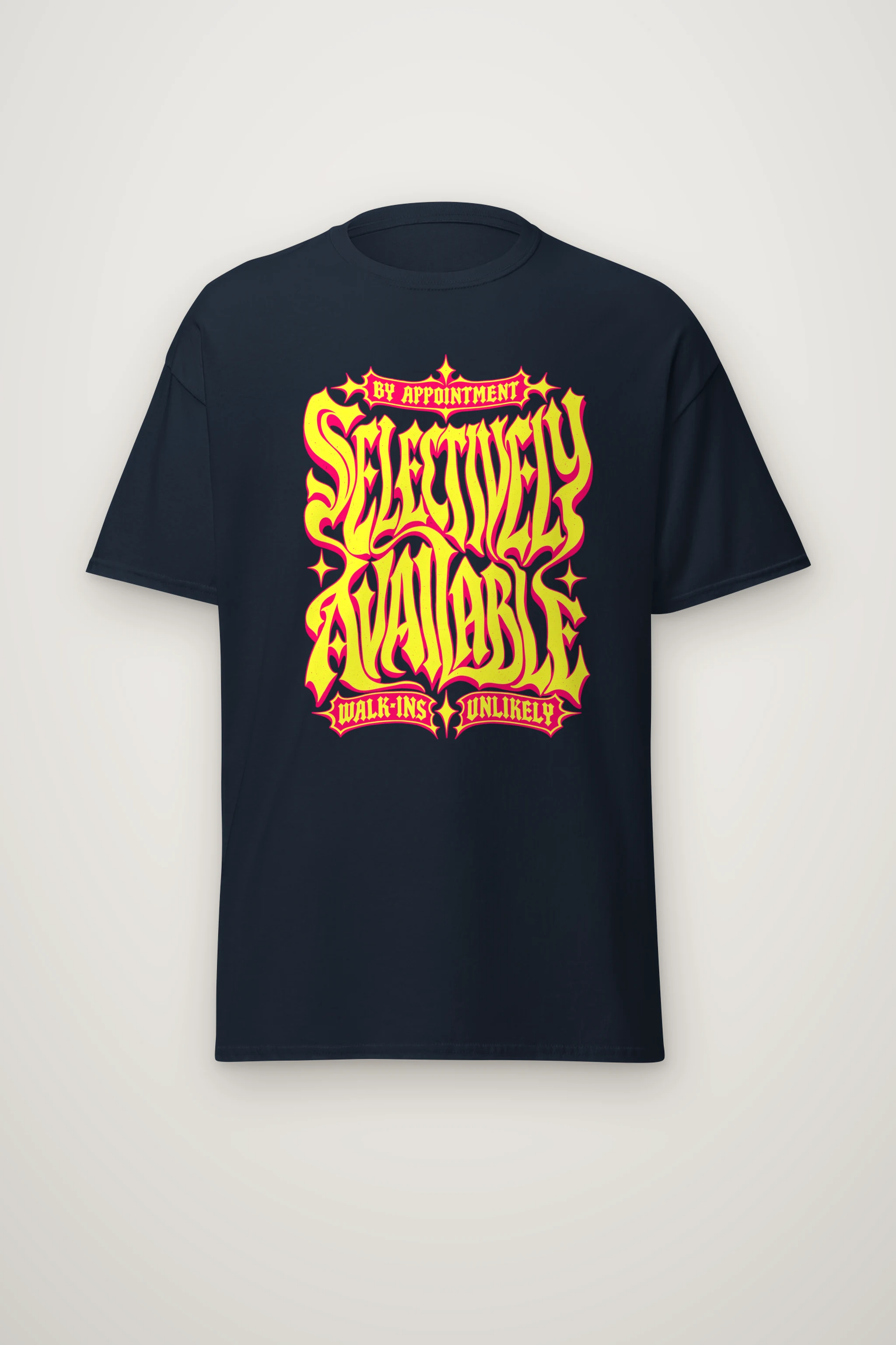 "Selectively Available" Heavyweight Unisex Crewneck T-shirt