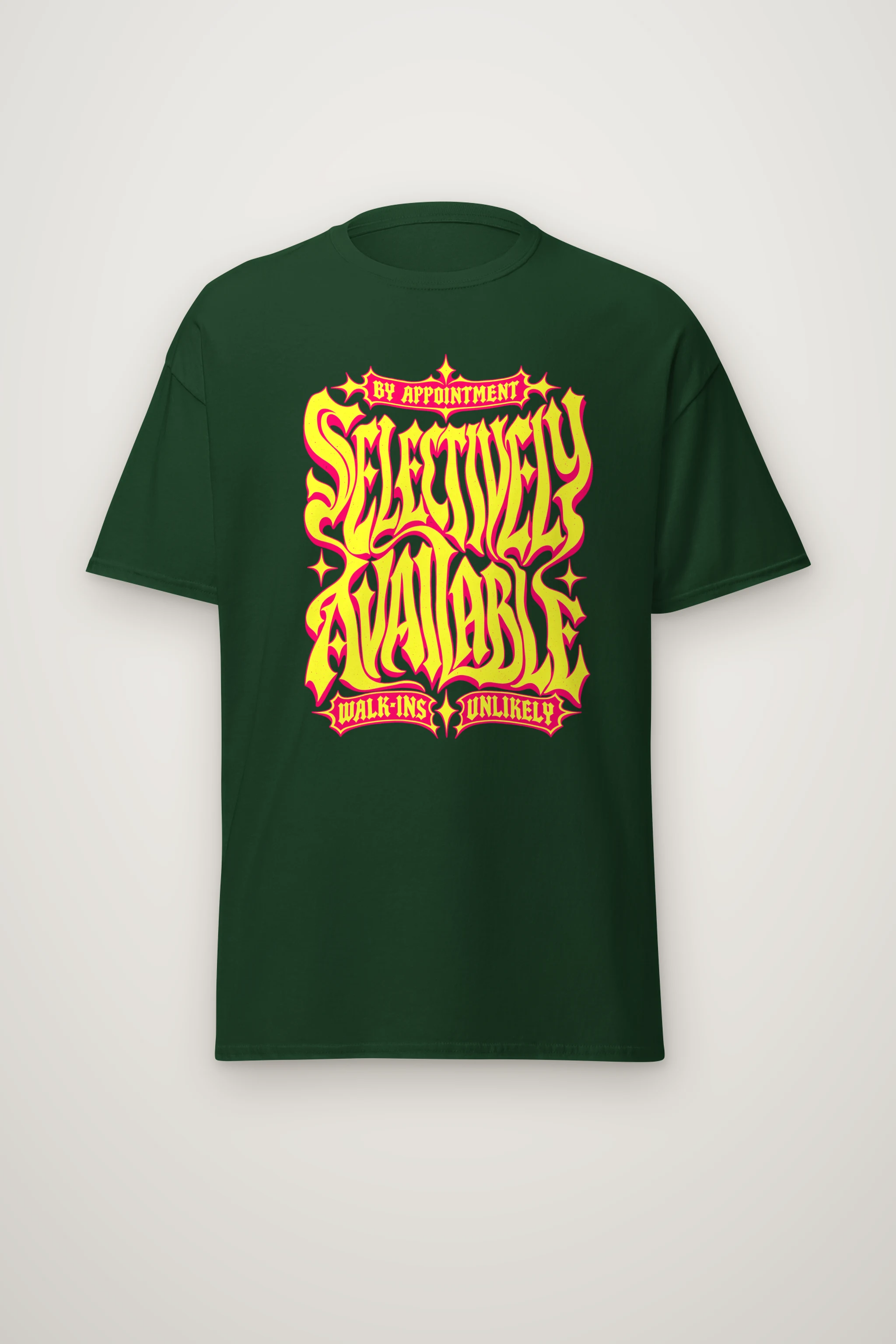 "Selectively Available" Heavyweight Unisex Crewneck T-shirt