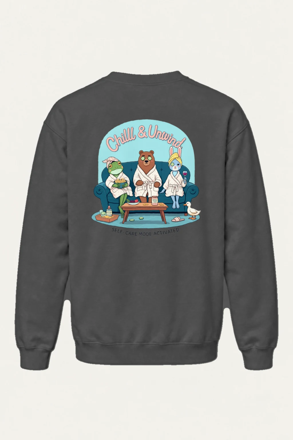 "Self-Care Mode" Heavy Blend Unisex Crewneck Sweatshirt | Gildan 18000