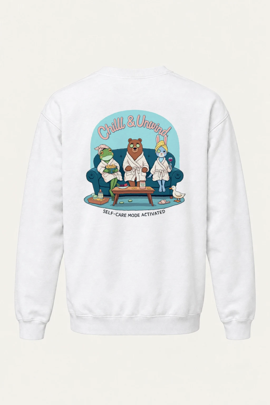 "Self-Care Mode" Heavy Blend Unisex Crewneck Sweatshirt | Gildan 18000