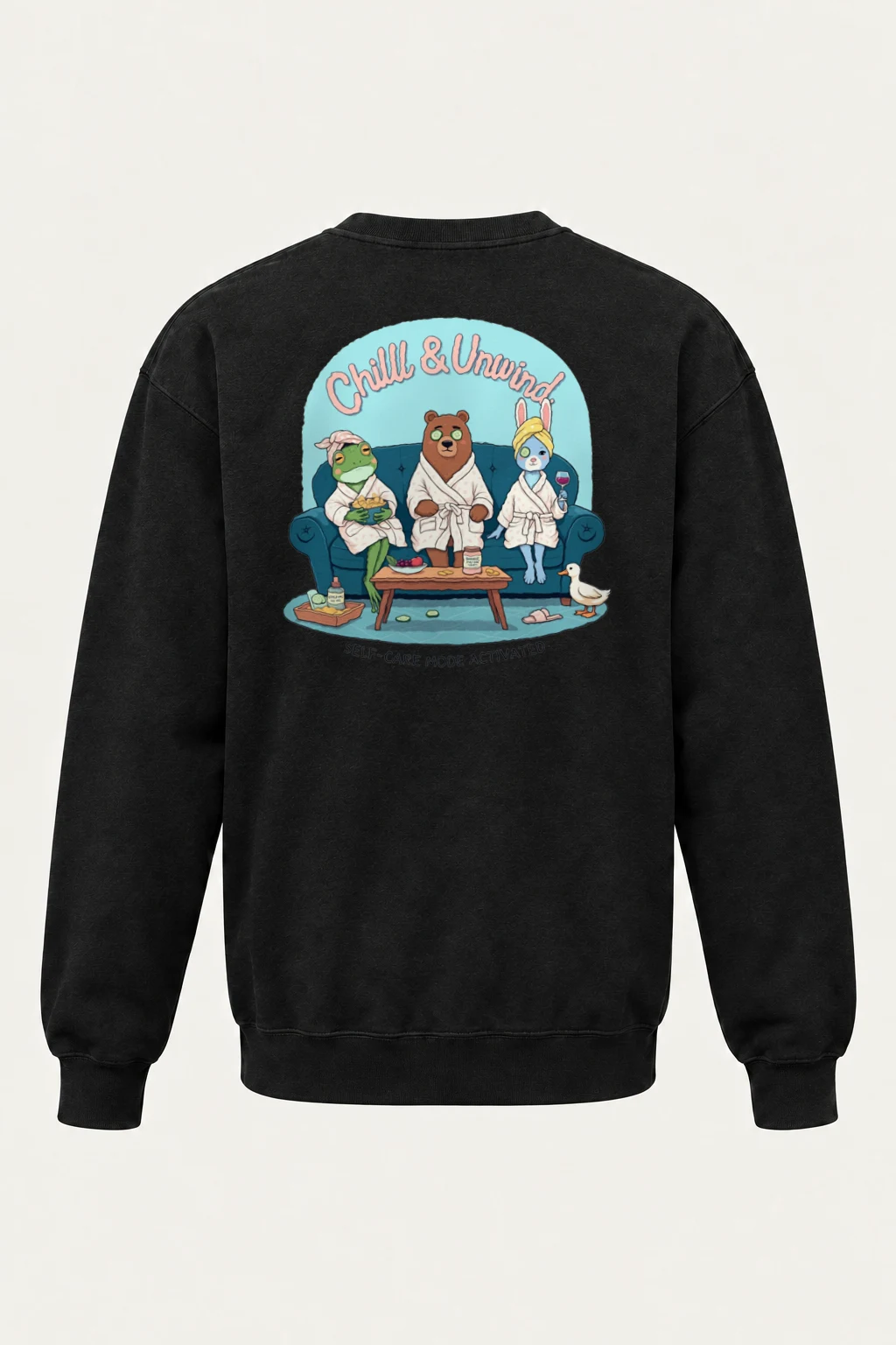 "Self-Care Mode" Heavy Blend Unisex Crewneck Sweatshirt | Gildan 18000