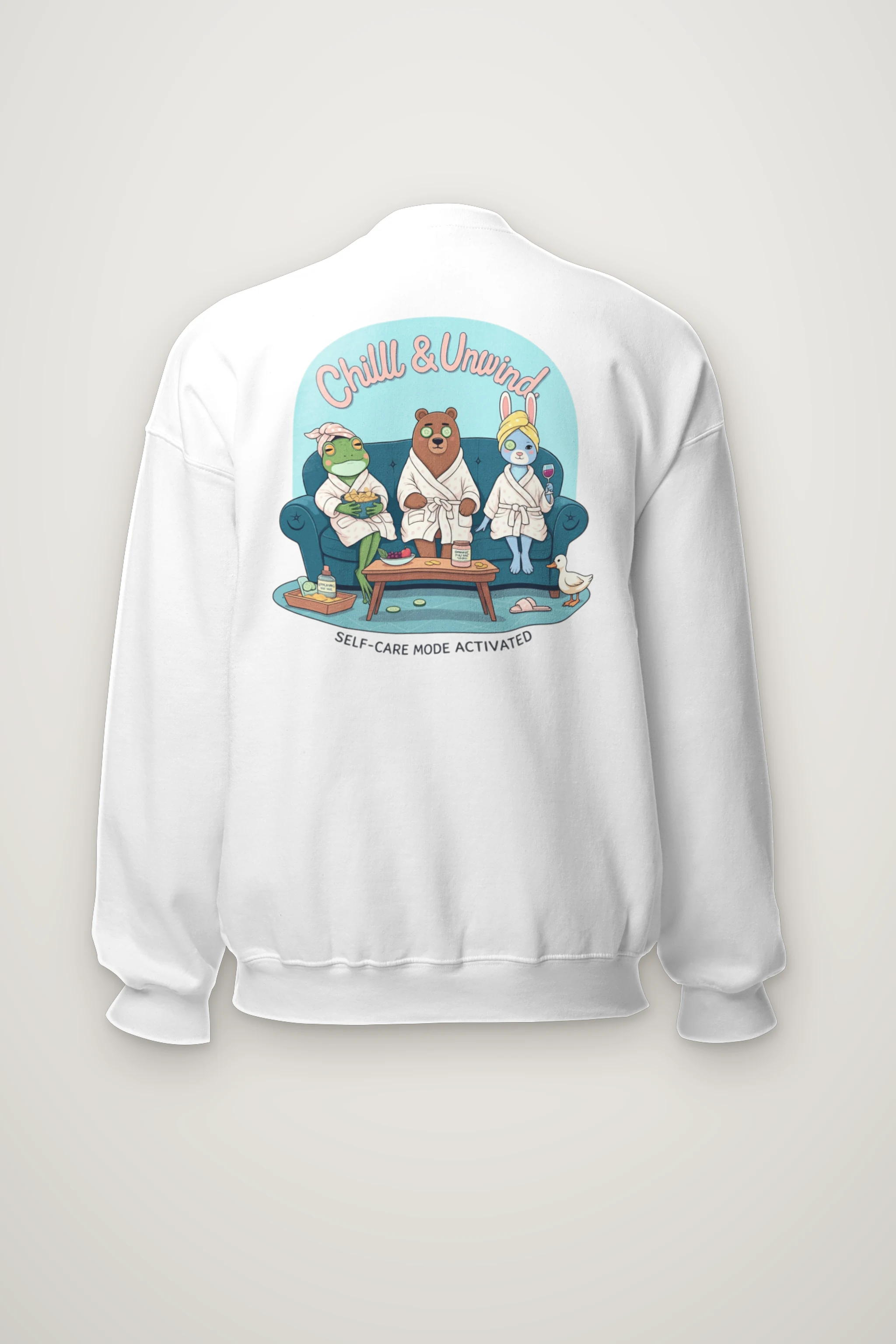 "Self-Care Mode" Heavy Blend Unisex Crewneck Sweatshirt