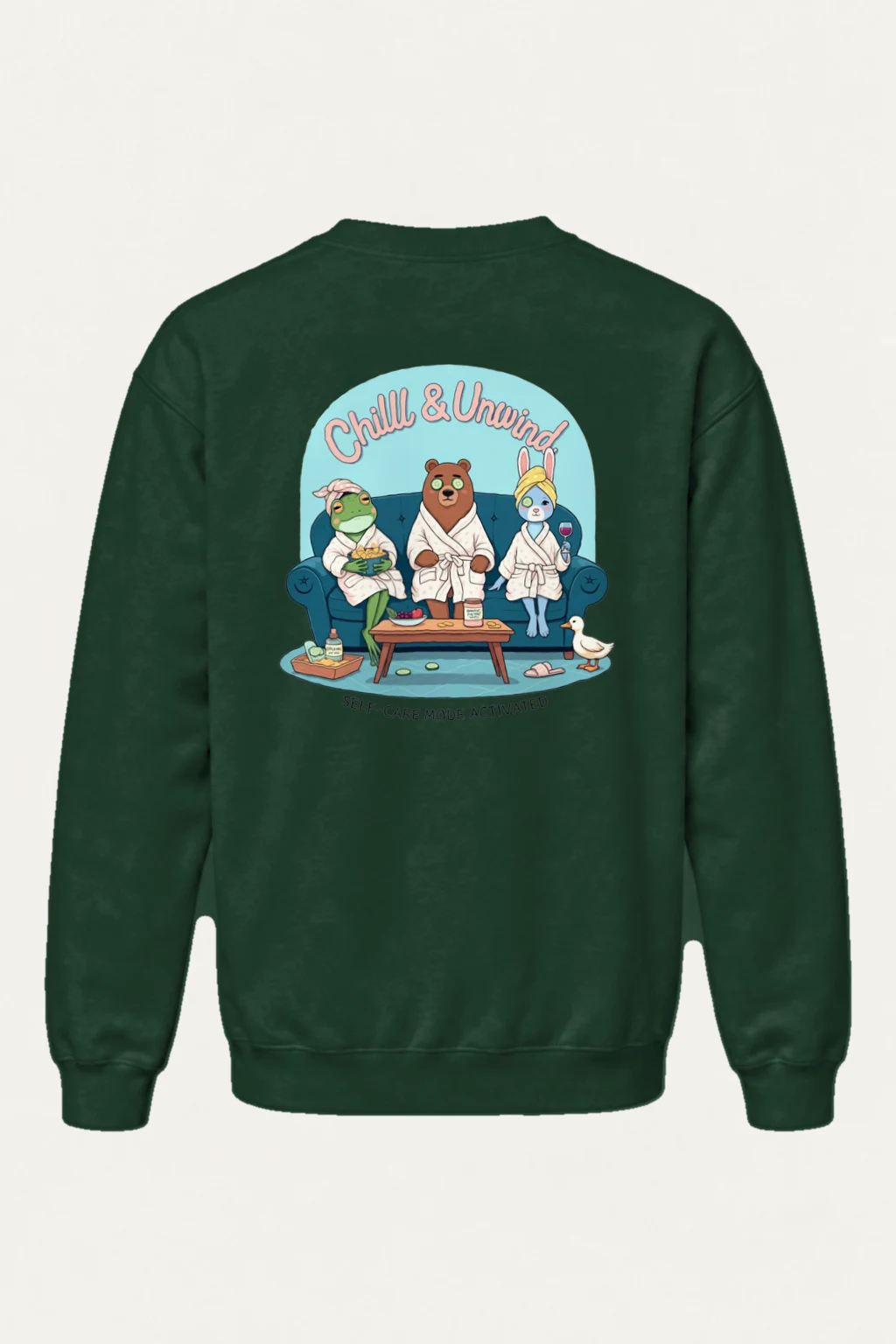"Self-Care Mode" Heavy Blend Unisex Crewneck Sweatshirt | Gildan 18000