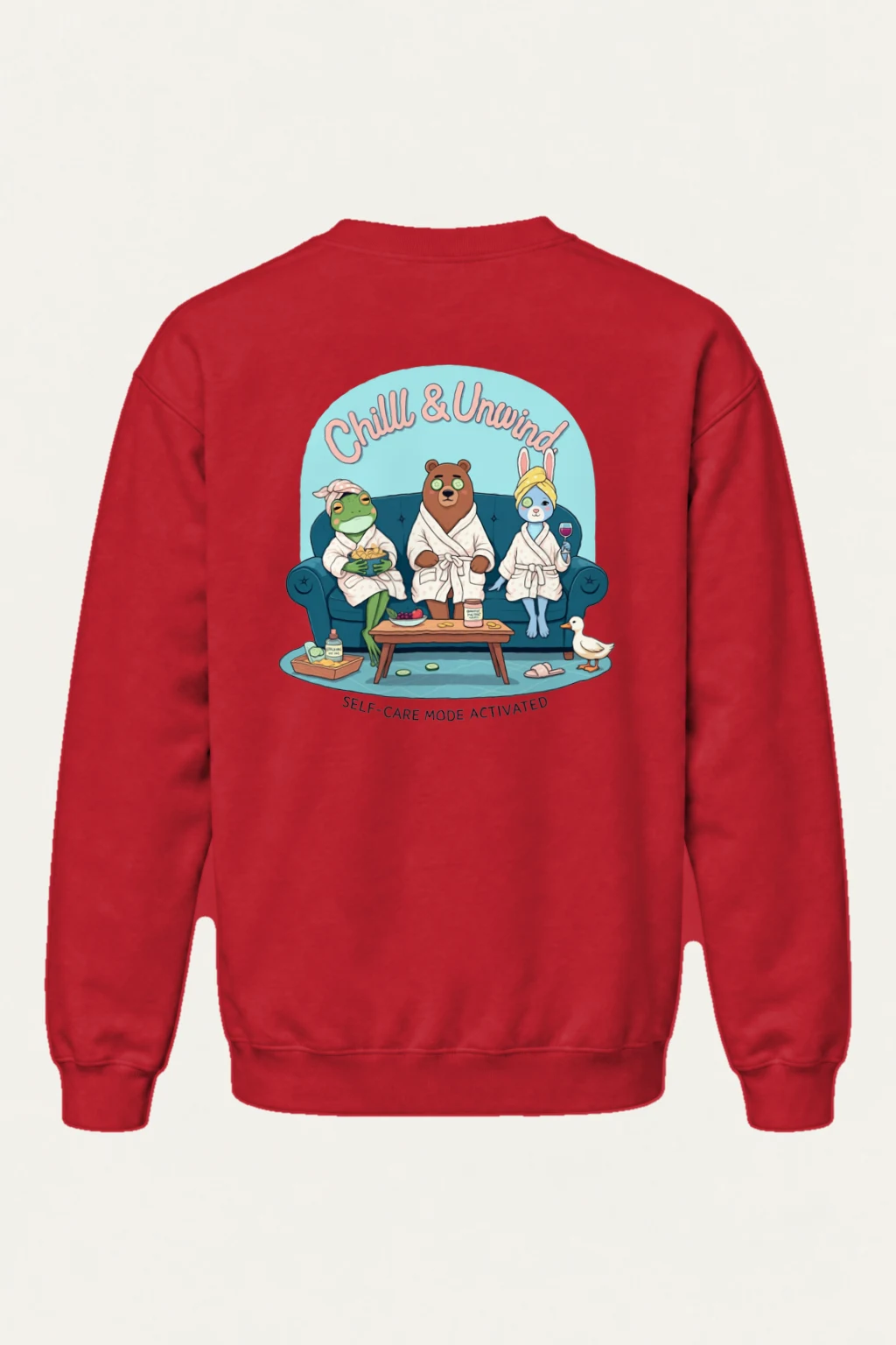 "Self-Care Mode" Heavy Blend Unisex Crewneck Sweatshirt | Gildan 18000