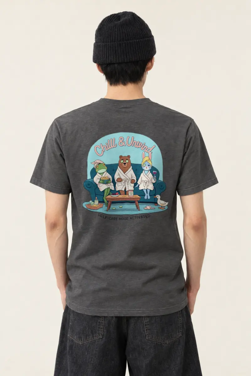 "Self-Care Mode" Heavyweight Unisex Crewneck T-shirt