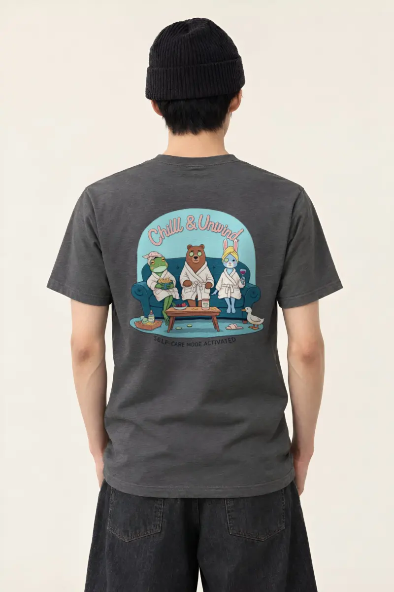"Self-Care Mode" Heavyweight Unisex Crewneck T-shirt