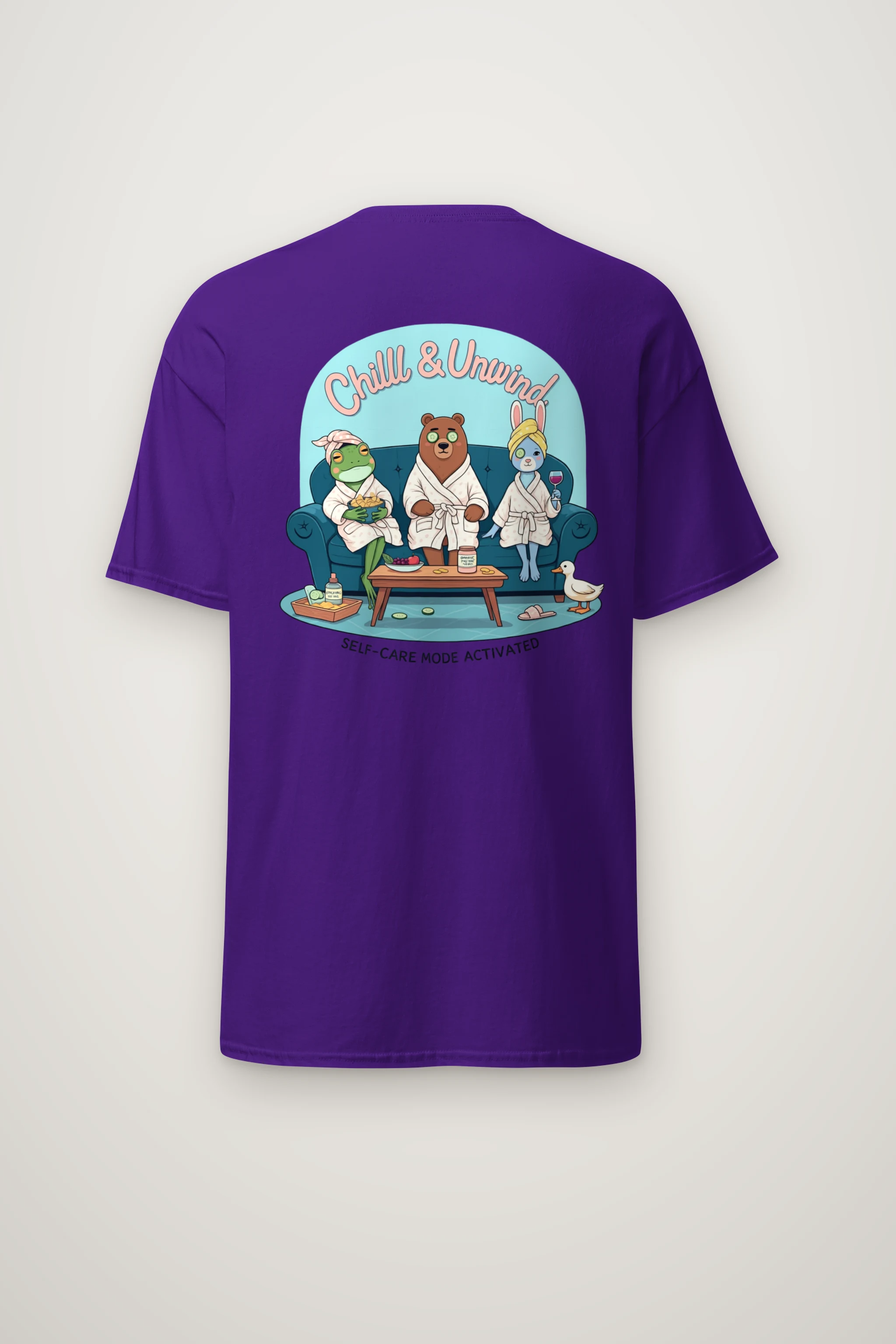 "Self-Care Mode" Heavyweight Unisex Crewneck T-shirt