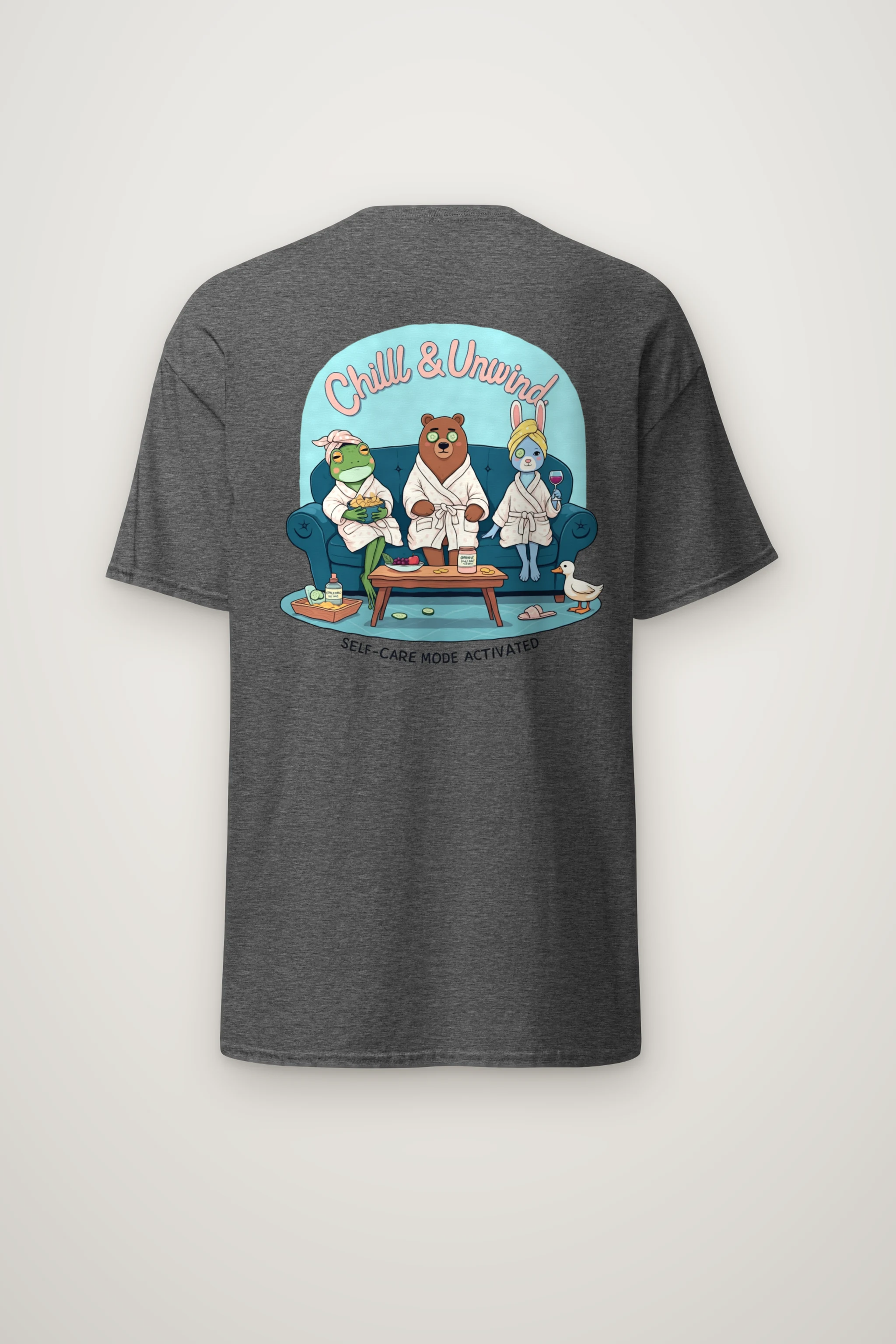 "Self-Care Mode" Heavyweight Unisex Crewneck T-shirt