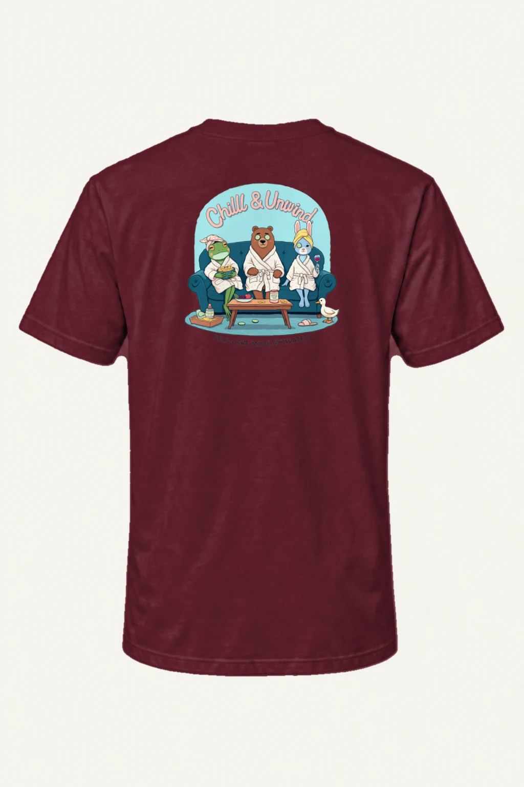 "Self-Care Mode" Heavyweight Unisex Crewneck T-shirt | Gildan 5000