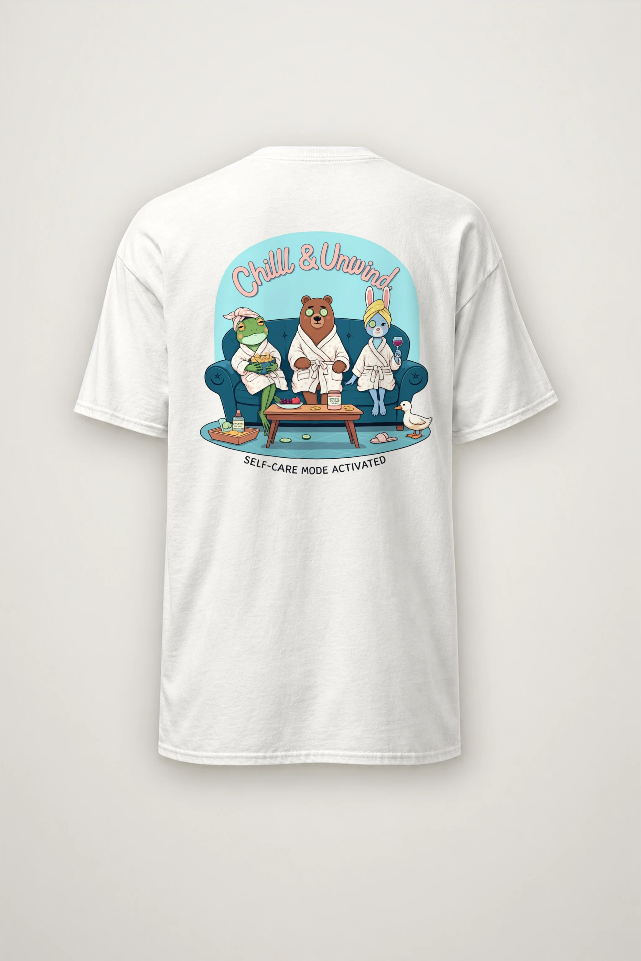 "Self-Care Mode" Heavyweight Unisex Crewneck T-shirt