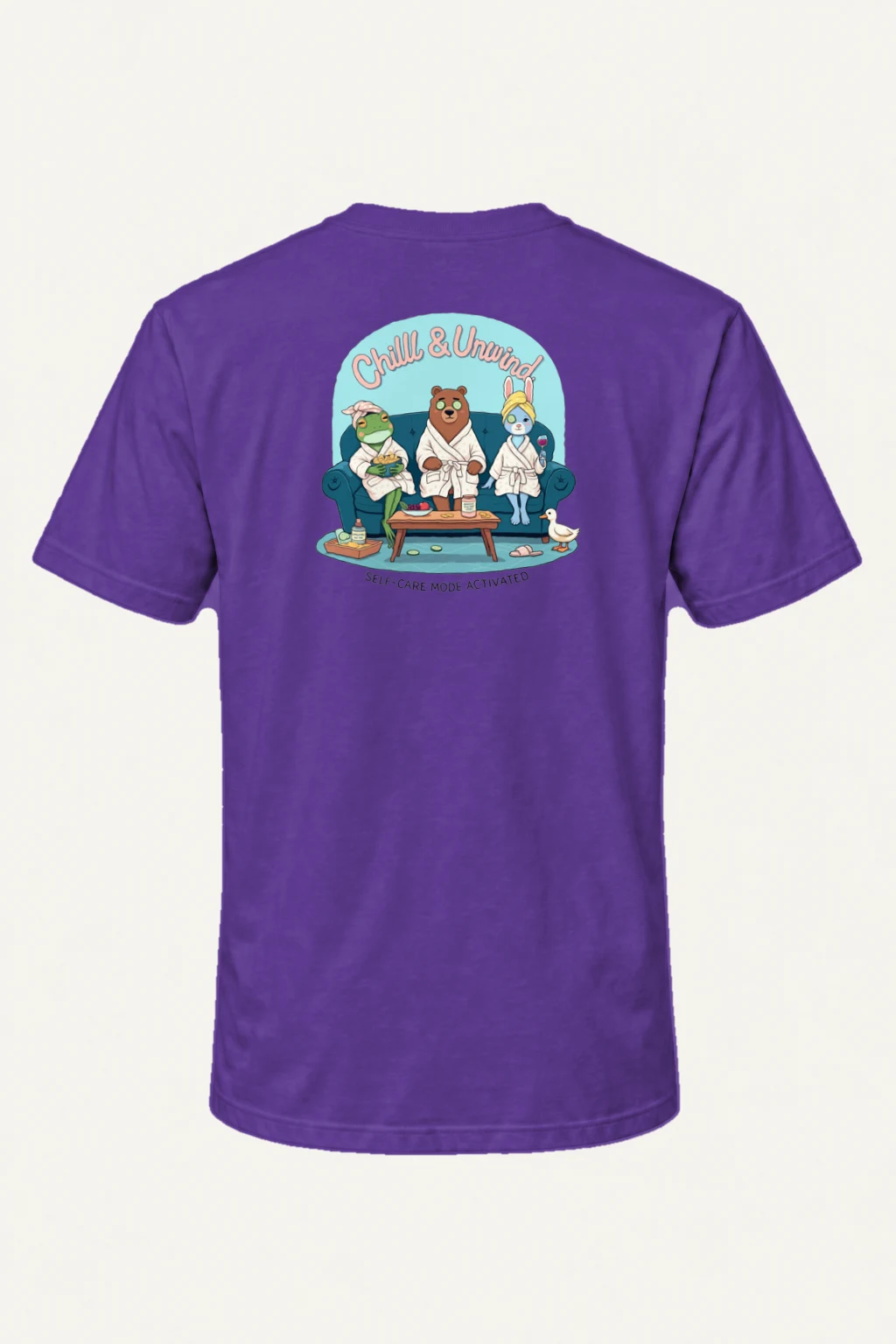 "Self-Care Mode" Heavyweight Unisex Crewneck T-shirt | Gildan 5000