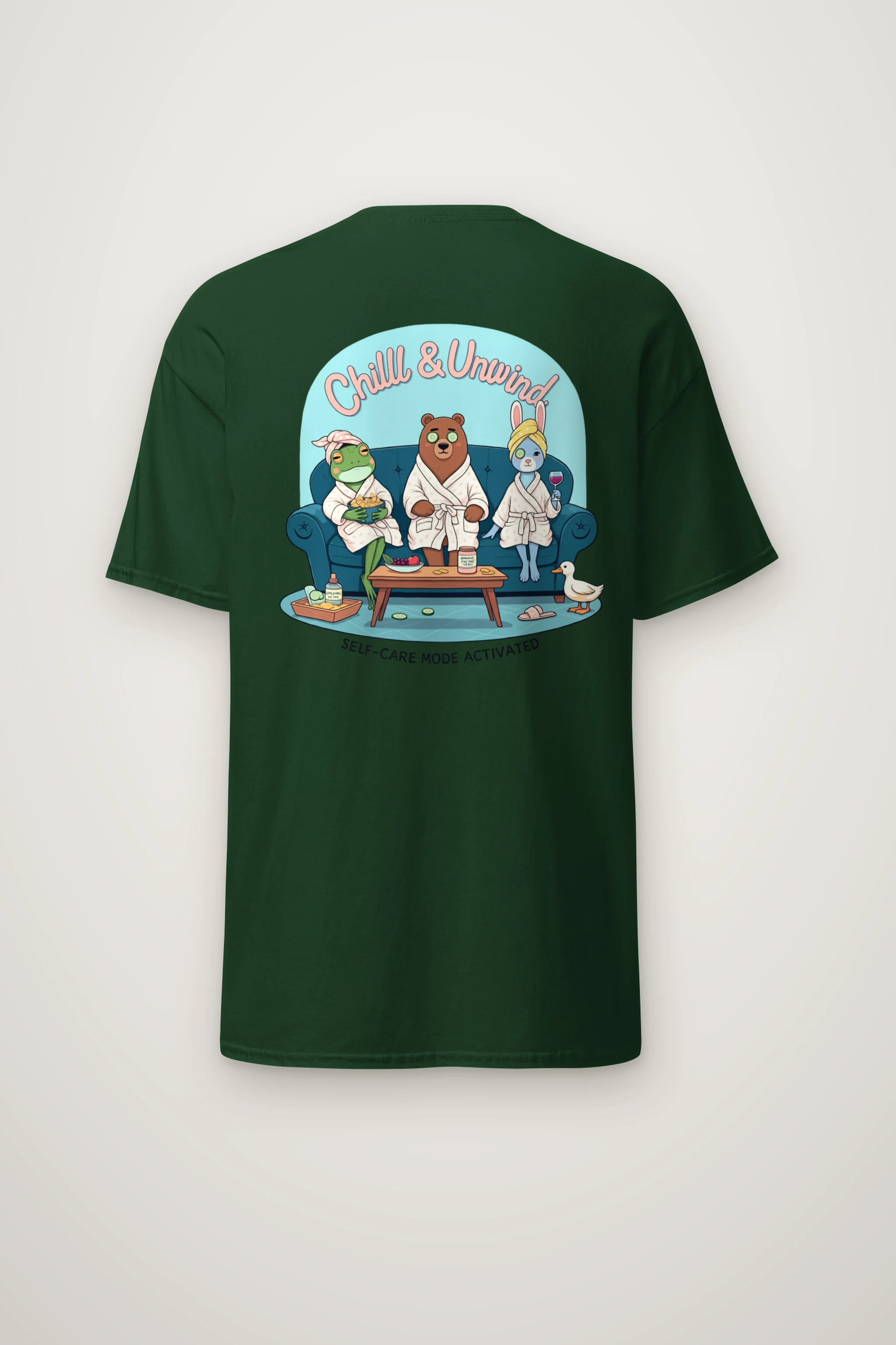 "Self-Care Mode" Heavyweight Unisex Crewneck T-shirt