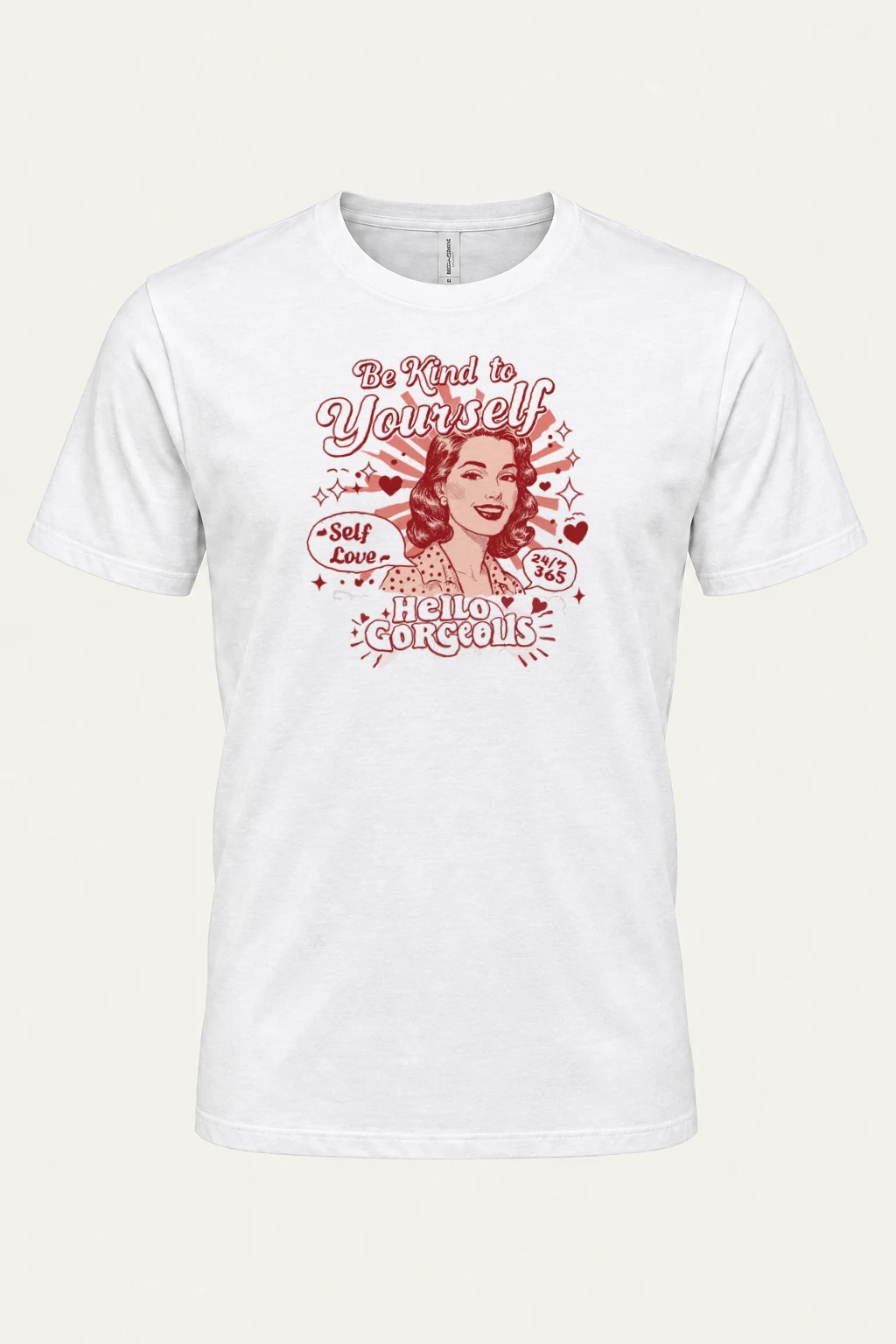 "Self Love 24/7" Heavyweight Unisex Crewneck T-shirt | Gildan 5000