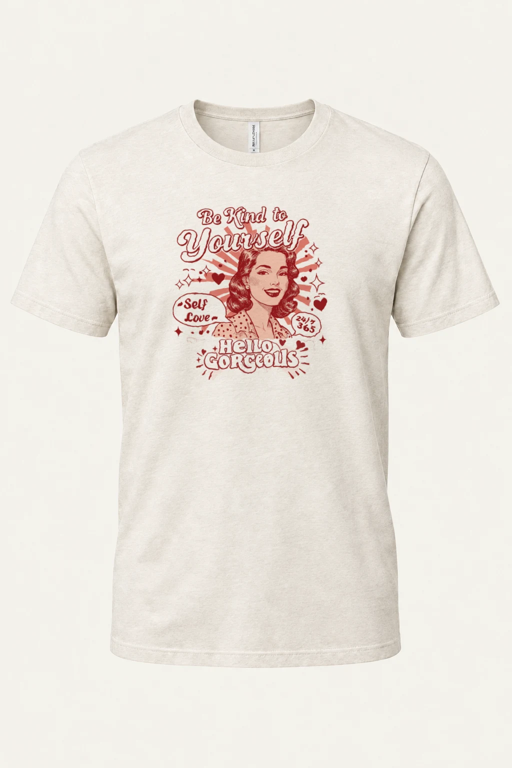 "Self Love 24/7" Heavyweight Unisex Crewneck T-shirt | Gildan 5000