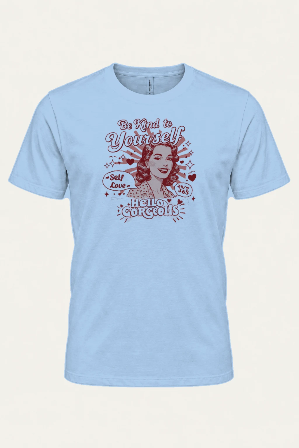 "Self Love 24/7" Heavyweight Unisex Crewneck T-shirt | Gildan 5000
