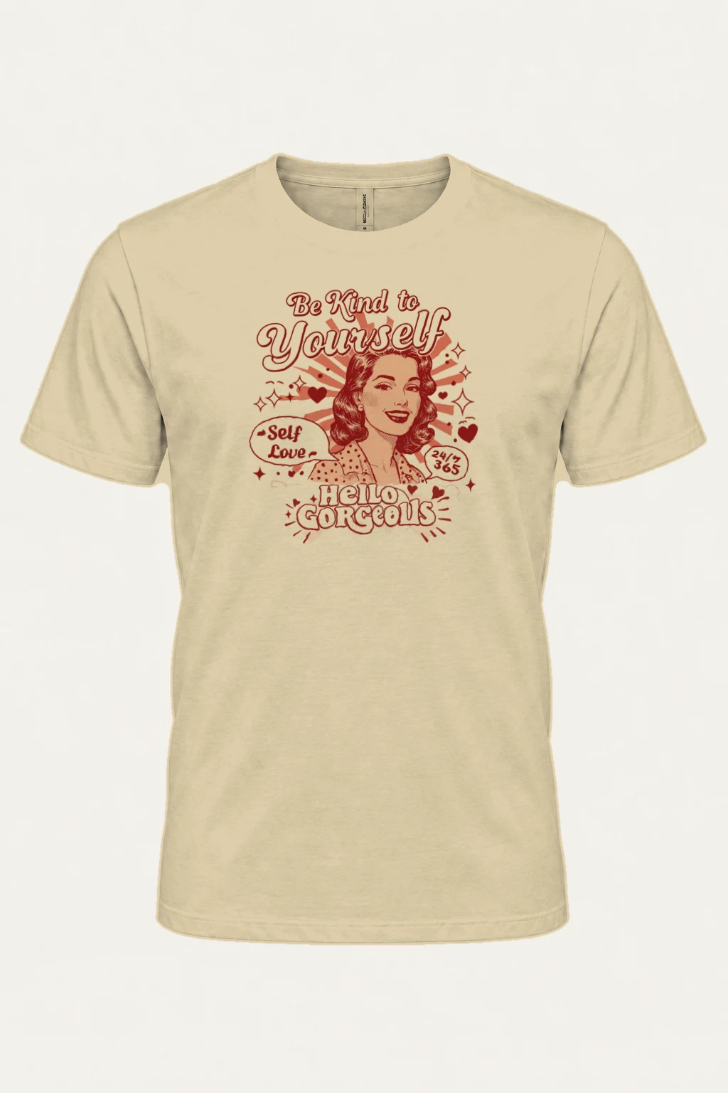 "Self Love 24/7" Heavyweight Unisex Crewneck T-shirt | Gildan 5000
