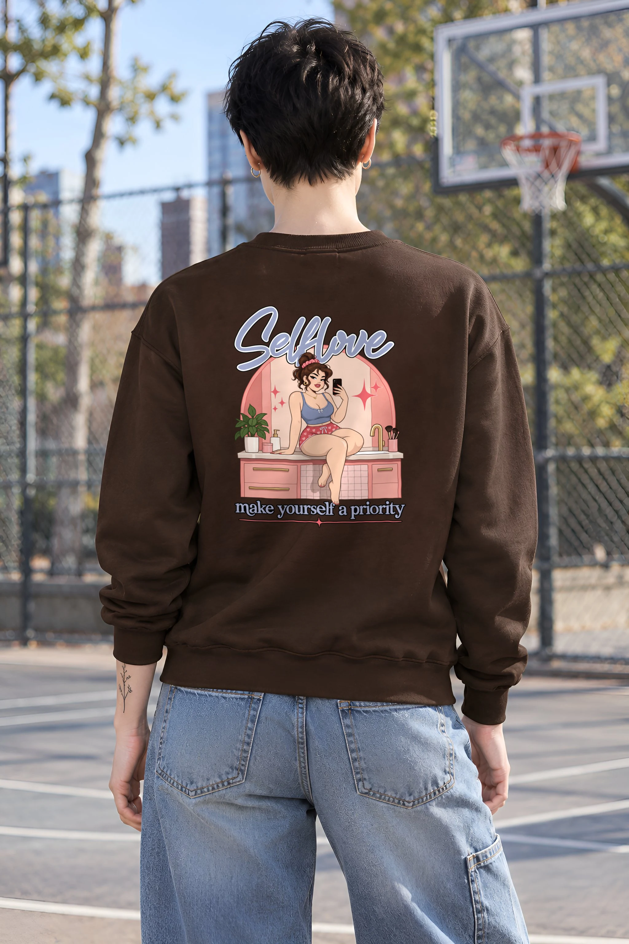 "Self Love" 1 Crewneck Sweatshirt