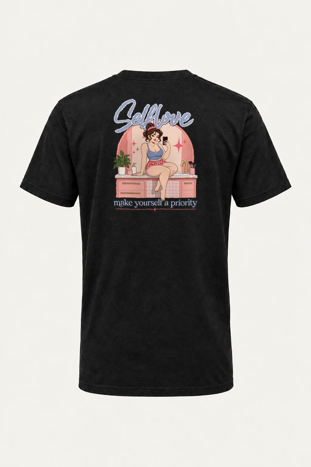 "Self Love" Heavyweight Unisex Crewneck T-shirt | Gildan 5000