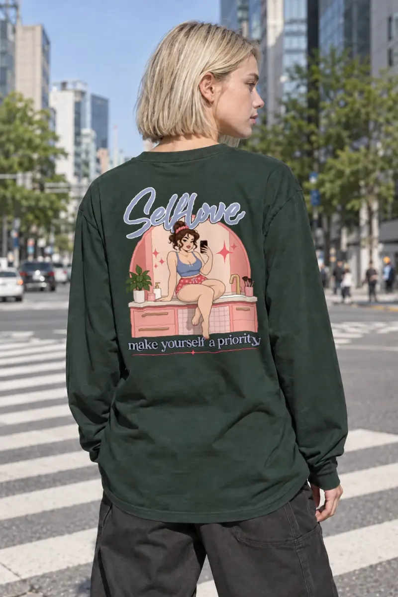 "Self Love" Unisex Longsleeve T-shirt | Gildan 2400