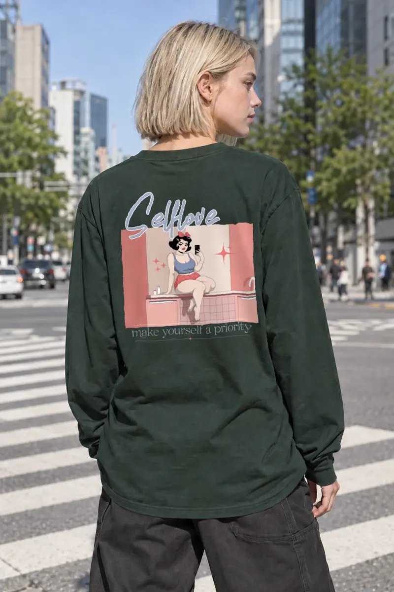 "Selflove Priority" Unisex Longsleeve T-shirt | Gildan 2400