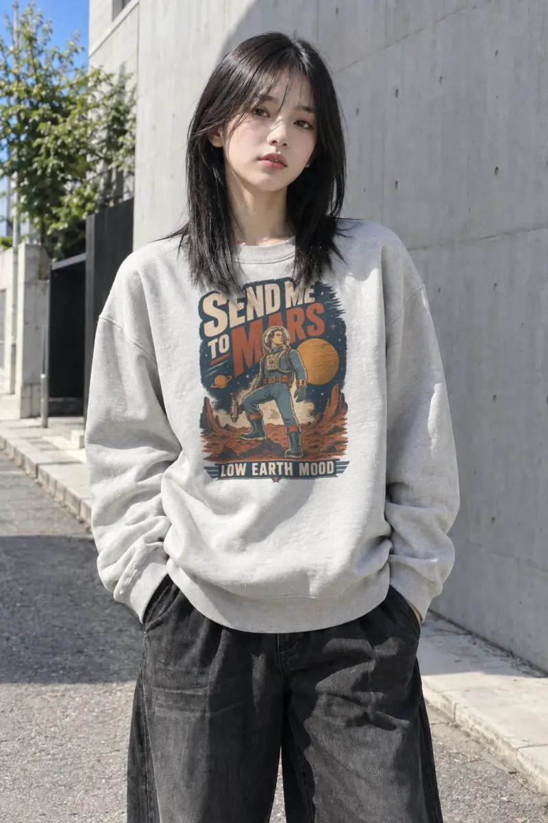 "Send Me To Mars" Heavy Blend Unisex Crewneck Sweatshirt | Gildan 18000