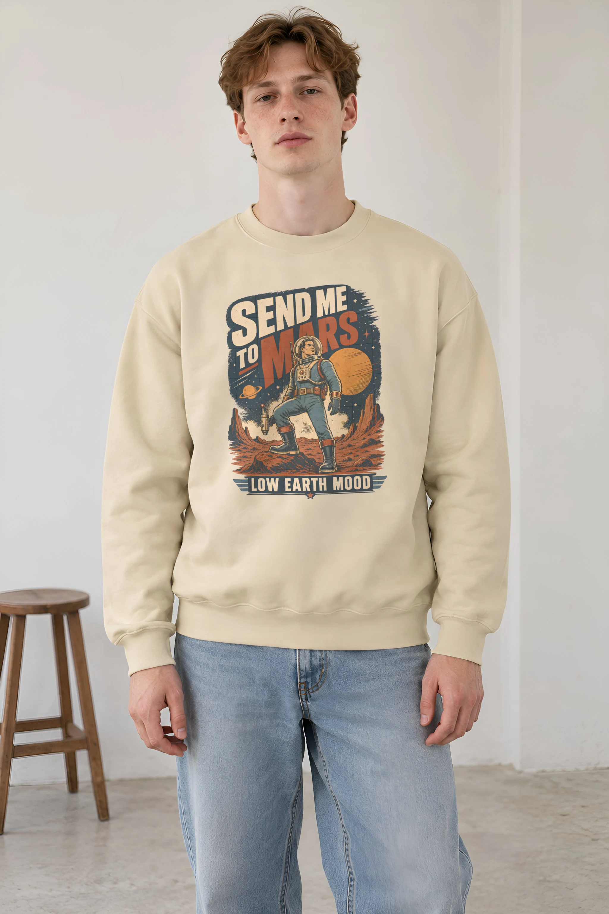 "Send Me To Mars" 1 Crewneck Sweatshirt