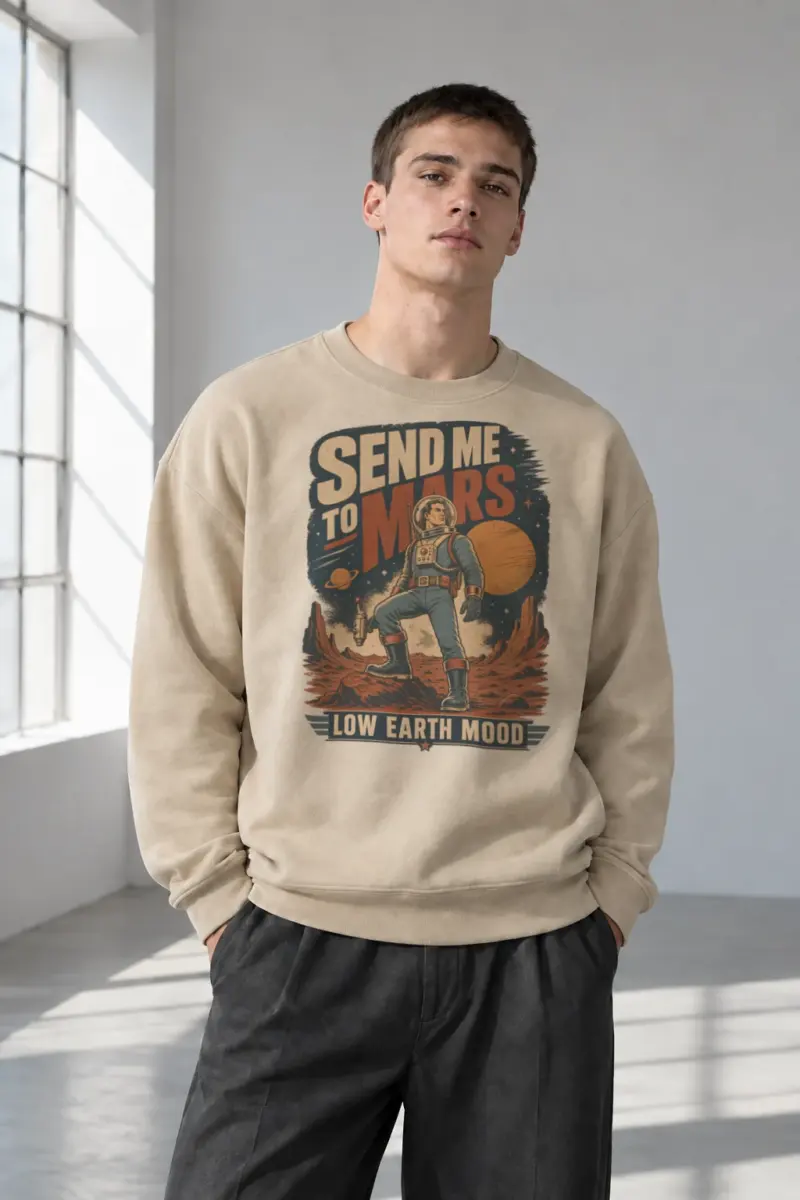 "Send Me To Mars" Heavy Blend Unisex Crewneck Sweatshirt | Gildan 18000