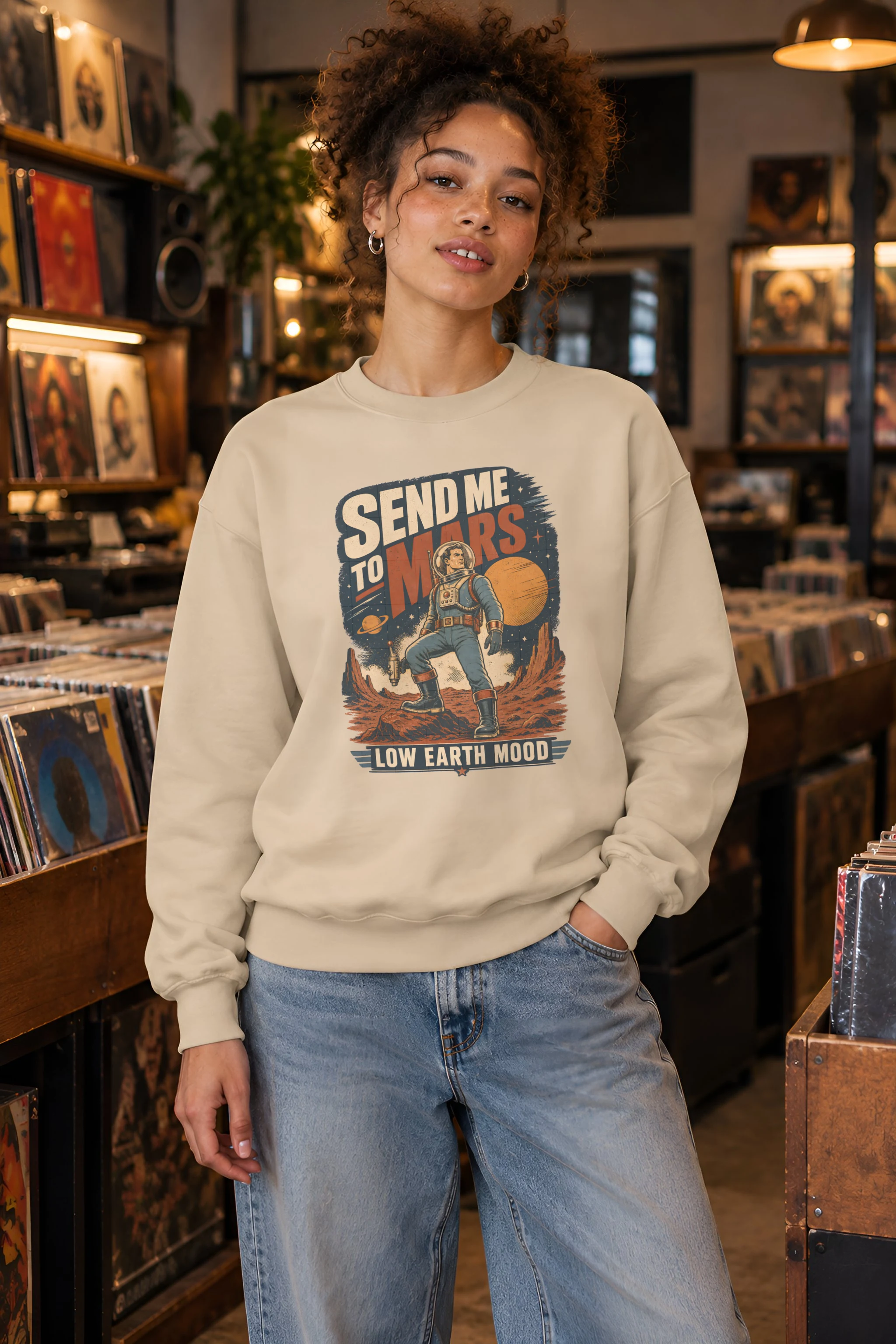 "Send Me To Mars" 1 Crewneck Sweatshirt
