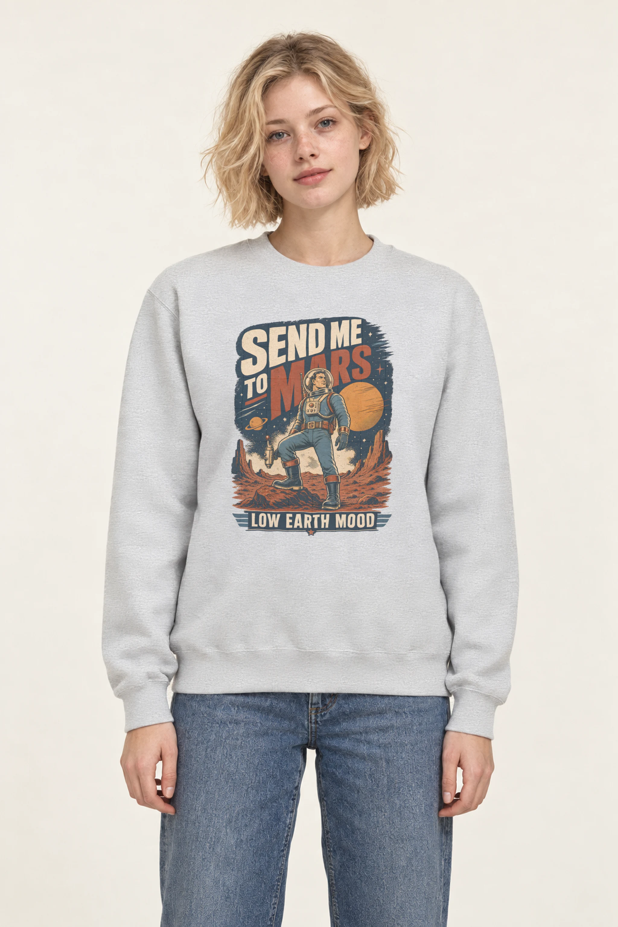 "Send Me To Mars" 1 Crewneck Sweatshirt
