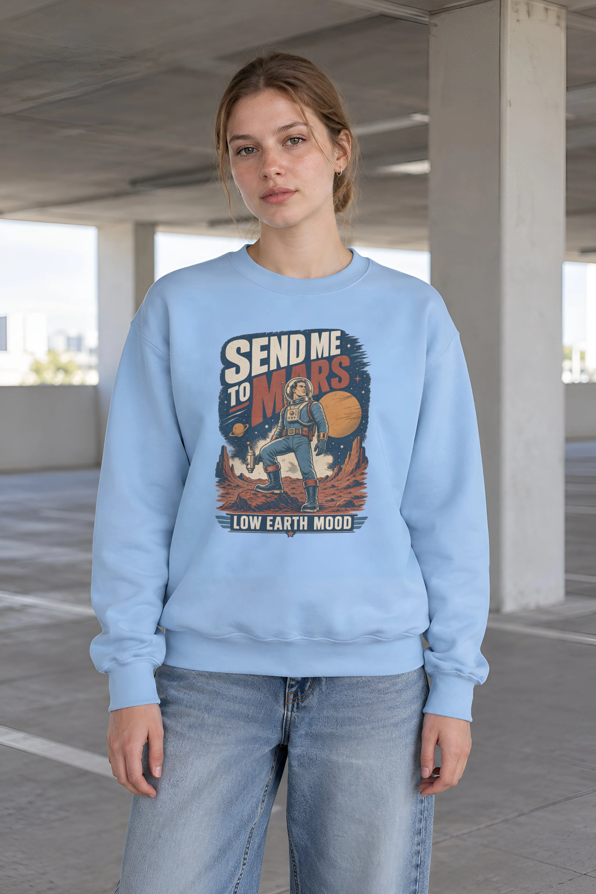 "Send Me To Mars" 1 Crewneck Sweatshirt