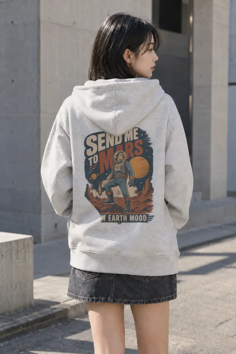 "Send Me To Mars" Heavy Blend Unisex Pullover Hoodie | Gildan 18500