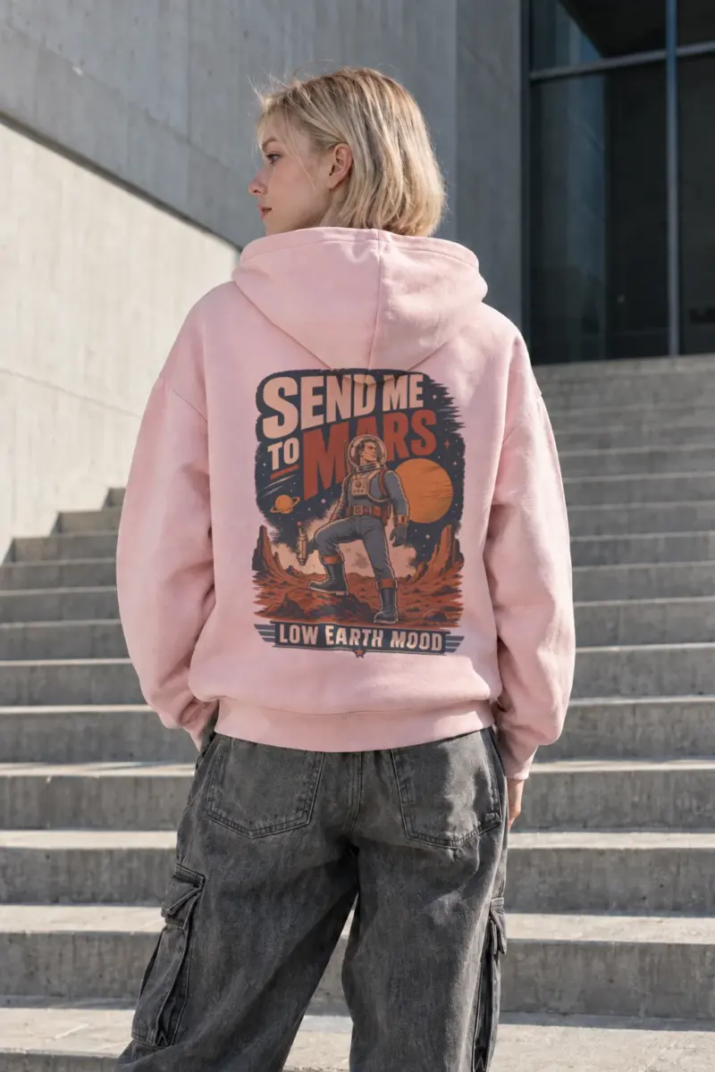 “Send Me To Mars” Heavy Blend Unisex Pullover Hoodie | Gildan 18500