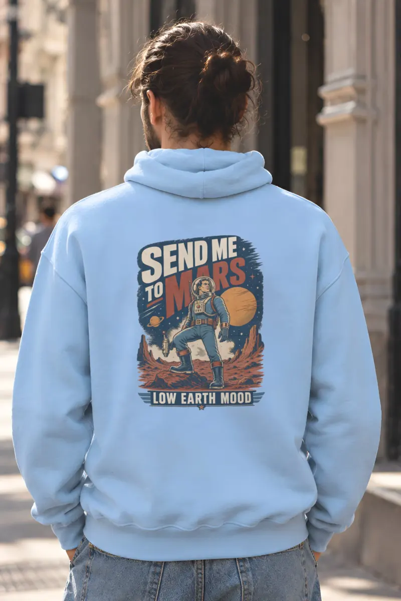"Send Me To Mars" Heavy Blend Unisex Pullover Hoodie
