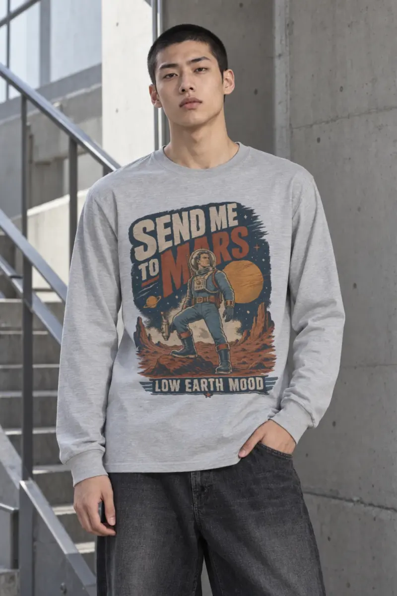 "Send Me To Mars" Unisex Longsleeve T-shirt