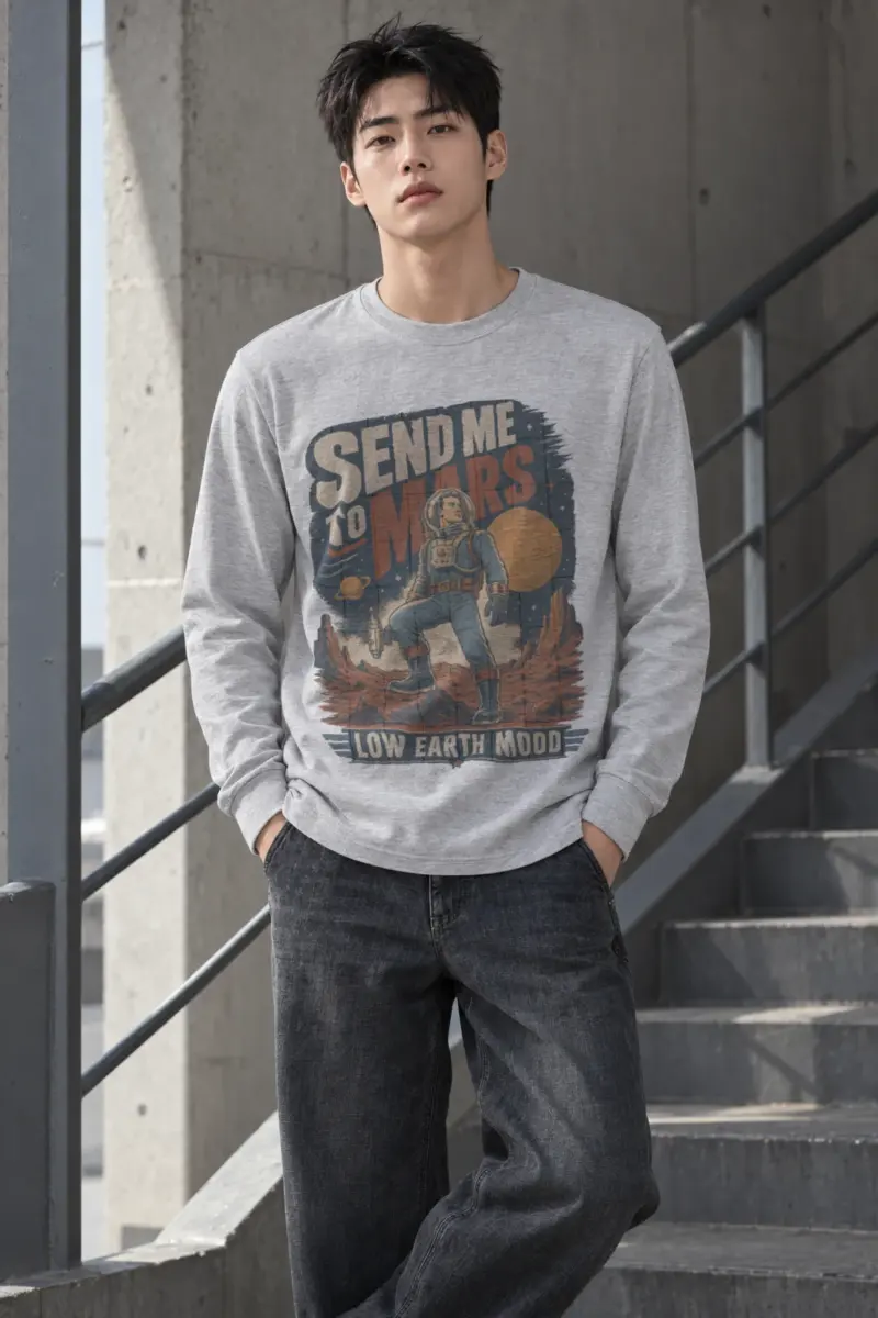 "Send Me To Mars" Unisex Longsleeve T-shirt