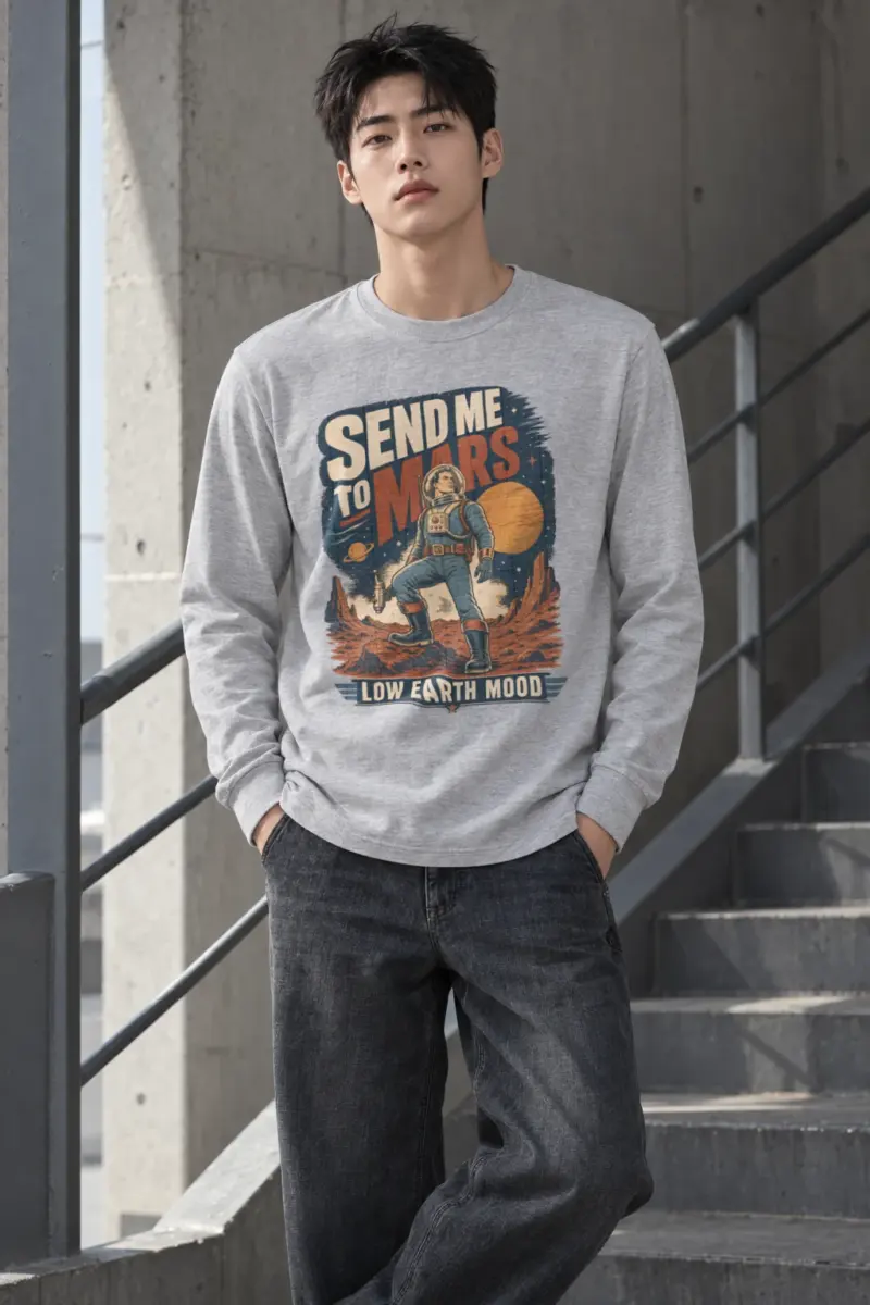 "Send Me To Mars" Unisex Longsleeve T-shirt